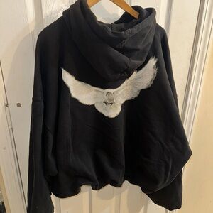 Yeezy Gap UNRELEASED Dove Hoodie LAA Black Size Medium